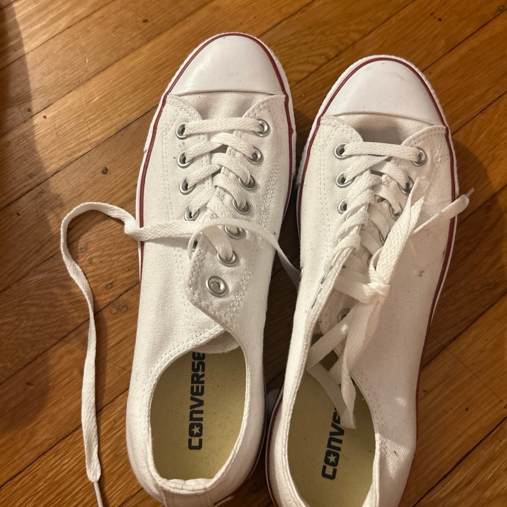 Converse Optical White Canvas Sneakers - Picture 2 of 7